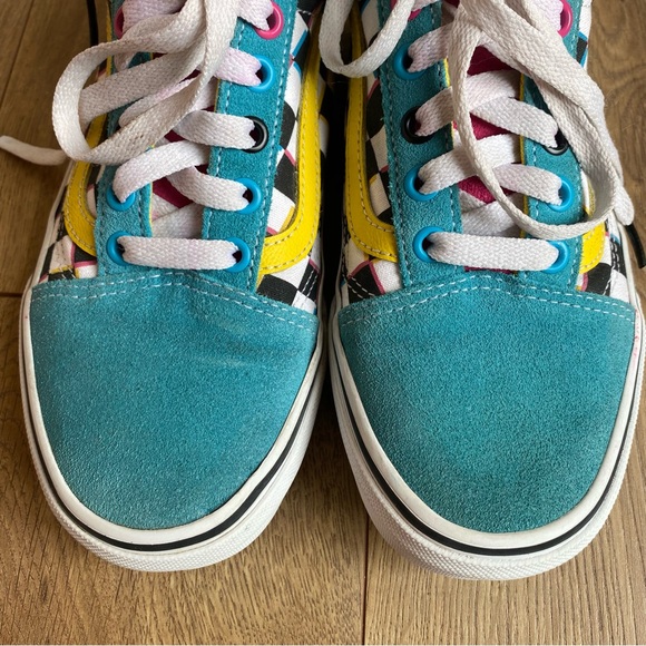 Vans Old Skool Crazy Checks Multi Shoes Women’s Size 7 Men’s Size 5.5 - Picture 10 of 10